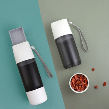 Portable Water Bottle 350Ml Water Food Container Feeder For Outdoor And Travel - Pet La'Fleur