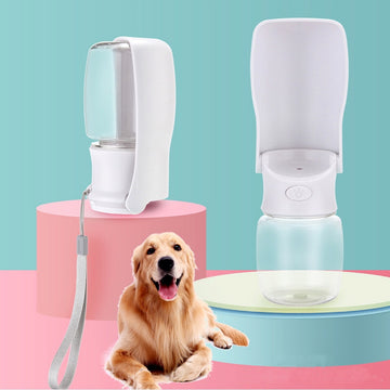 Foldable Portable Water Bottle Water Dispenser For Pet - Pet La'Fleur