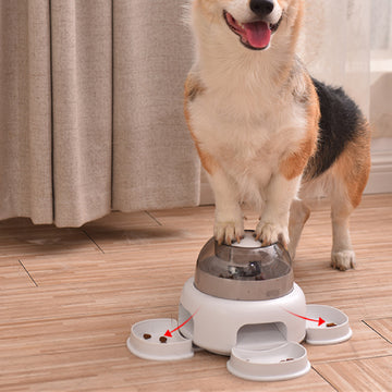 Iq Training Dog Treat Dispenser With Button-Dog Treat Interactive Memory - Pet La'Fleur