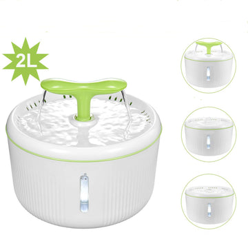 Electric Pet Water Dispenser Fountain With Sprayer Usb Drinker Sprinkler Outlet - Pet La'Fleur