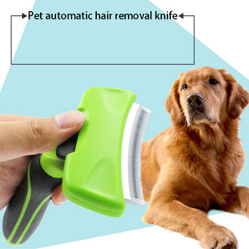 Combs Grooming-Brush Deshedding-Tool Pet-Hair-Remover Edge-Trimming Dog-Cat-Rake Furmine - Pet La'Fleur