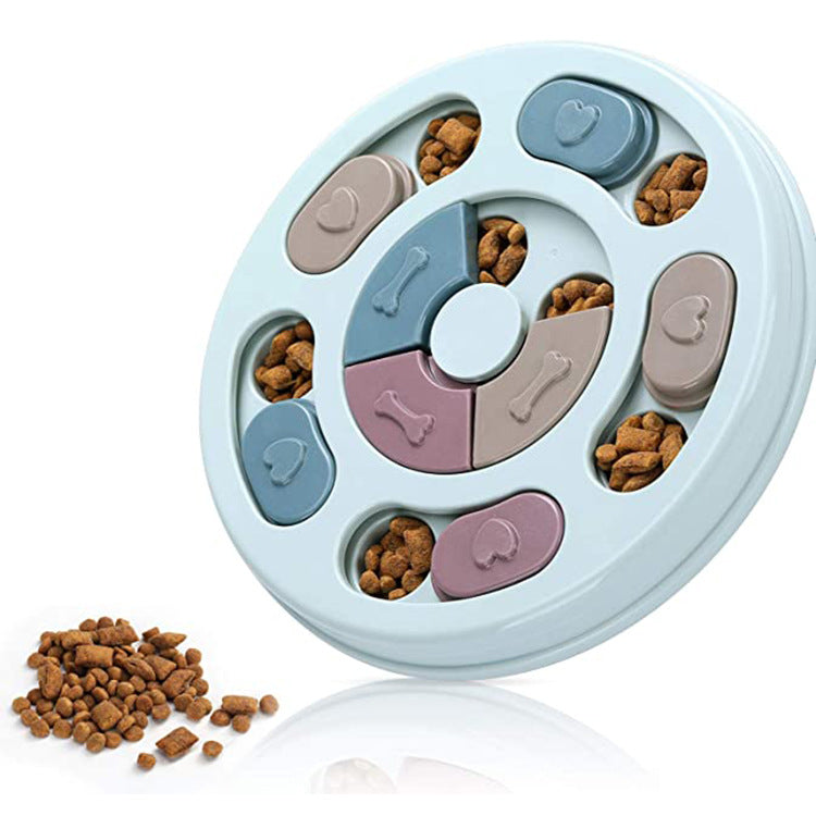 Puzzle Feeding Bowl Interactive Iq Training Slow Feeder Puzzle Eating Toys - Pet La'Fleur