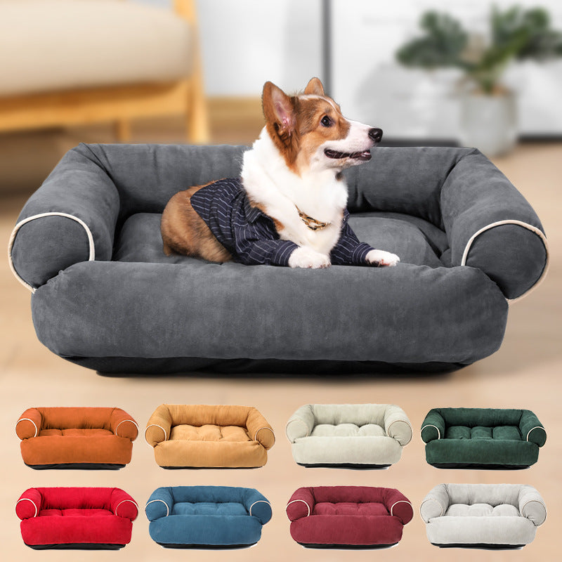 Dog Sofa Bed Sleeping Bag Kennel Cat Puppy Sofa Bed Pet House Winter Warm Cushion - Pet La'Fleur