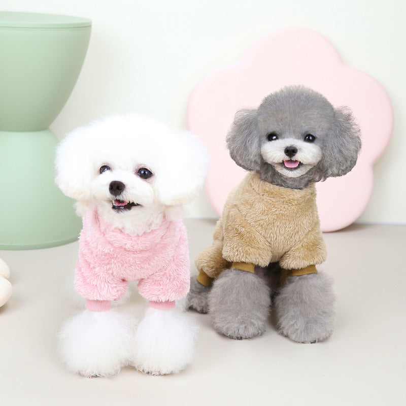 Tricolor Pull Loop Four Leg Sweater Winter Keep Warm - Pet La'Fleur