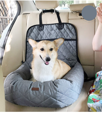 2 In 1 Pet Dog Carrier Folding Car Seat Pad Thickened Multi-Purpose Bed Mattress - Pet La'Fleur