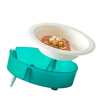 Portable Cat Disposable Food Bowl Replaceable Dog Feeders Bowl Holder Eco-Friendly Paper Bowl - Pet La'Fleur