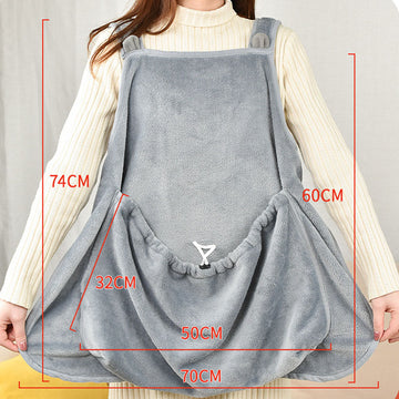 Touch The Cat Clothes Pets Apron Non-Stick Anti-Grab Soft Plush Camisole Pinafore - Pet La'Fleur