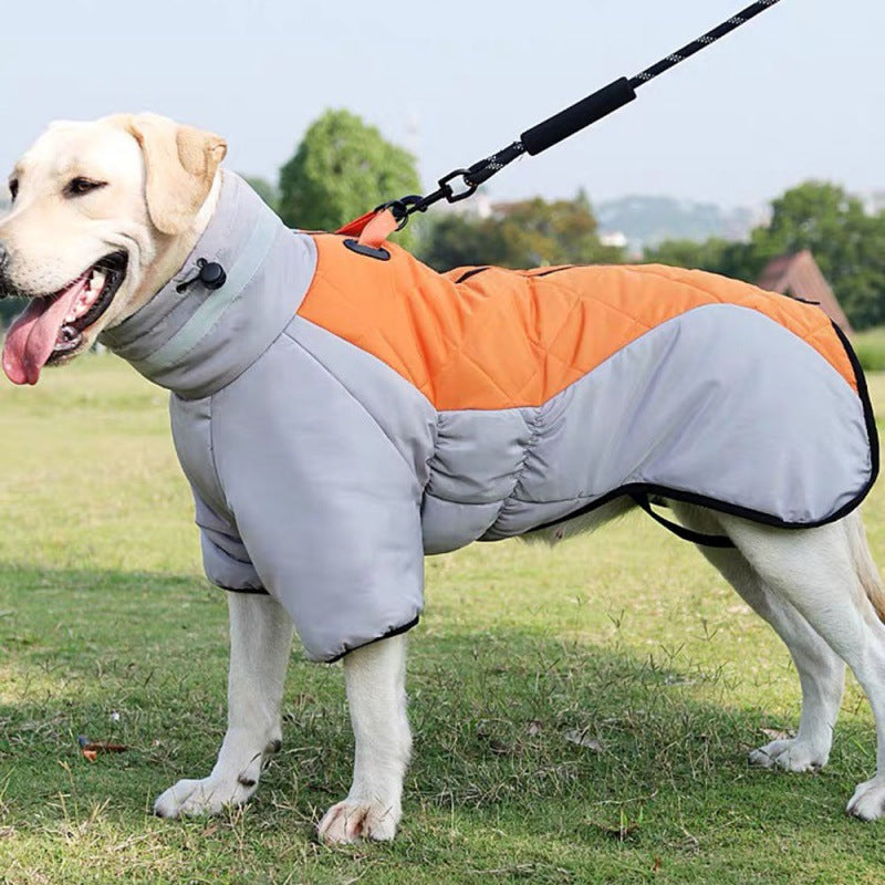 Winter Dog Coat Waterproof Pet Clothes Warm Thicken Dog Vest Custome Labrador Jacket - Pet La'Fleur