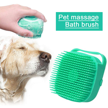 Shampoo Massager Cat Massage Comb Grooming Scrubber Shower Brush - Pet La'Fleur