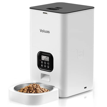 Household Pet Intelligent Automatic Double Meal Feeder - Pet La'Fleur