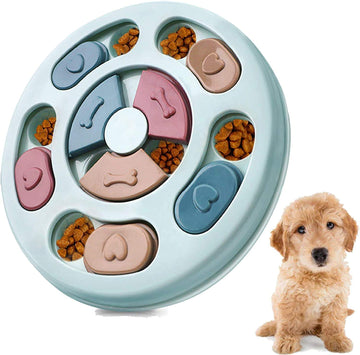 Puzzle Feeding Bowl Interactive Iq Training Slow Feeder Puzzle Eating Toys - Pet La'Fleur