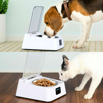 Automatic Pet Smart Dog Cat Feeding Food 5G Bowl Infrared Sensor - Pet La'Fleur