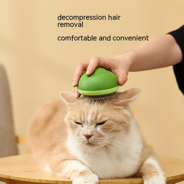 Cat Brush Hair Remover Cleaning Avocado Shaped Dog Grooming Brush Stainless Steel Needle - Pet La'Fleur